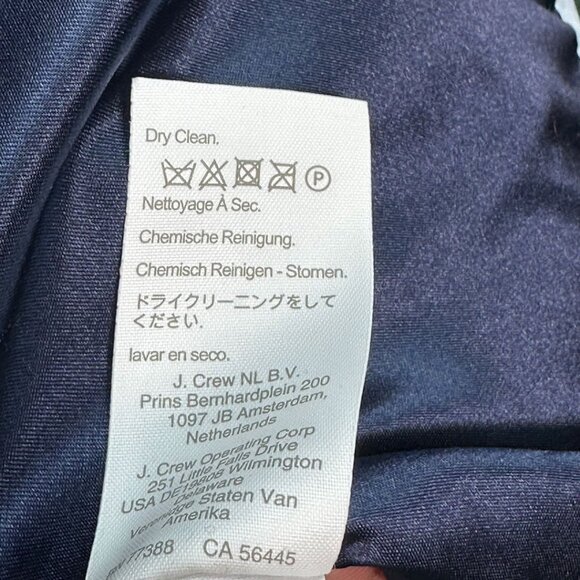 J. Crew Italian Stadium Cloth By Nello Gori, Green Wool Coat Size 16 - Picture 10 of 11